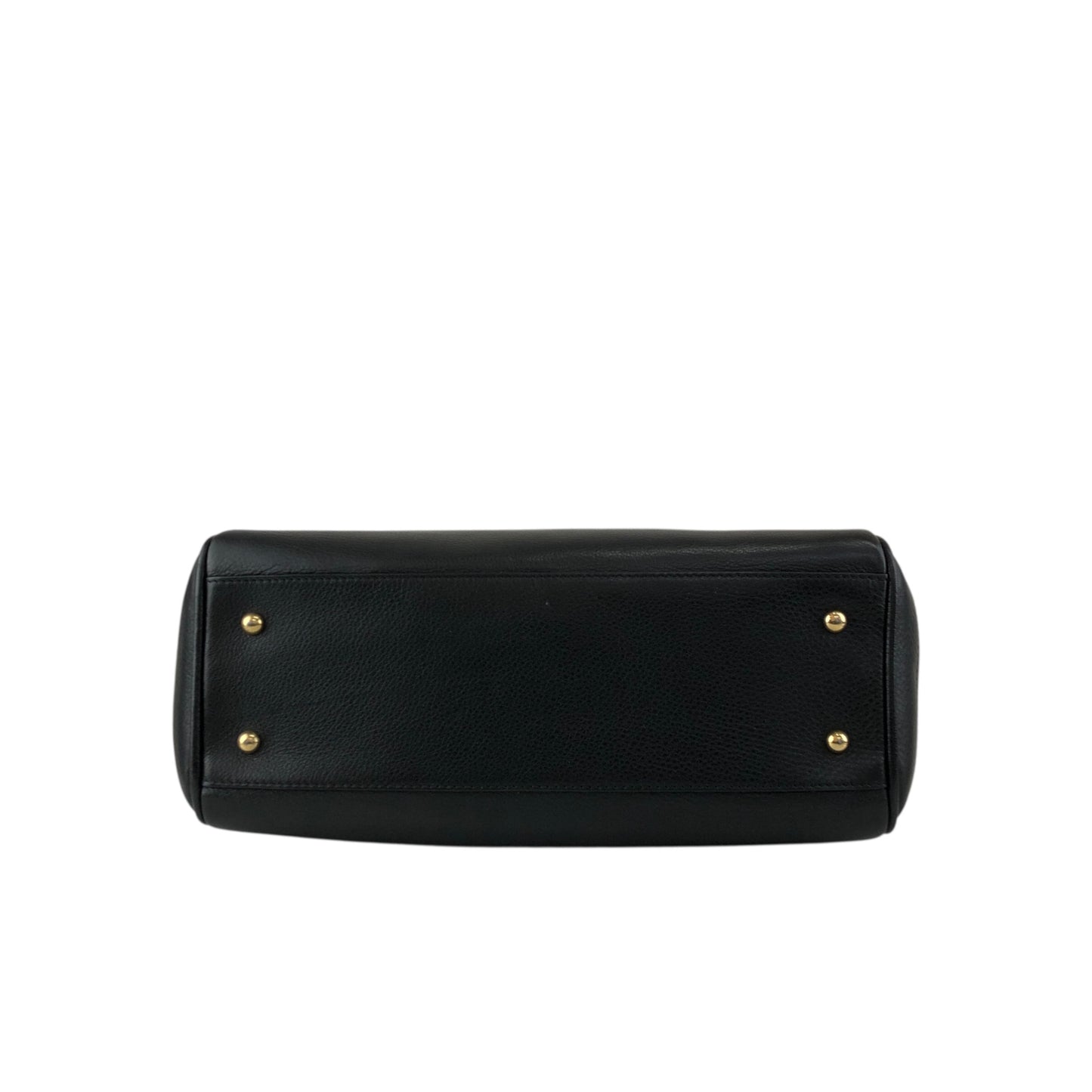 LOEWE Logo Embossed Totebag Black Vintage sfdiue