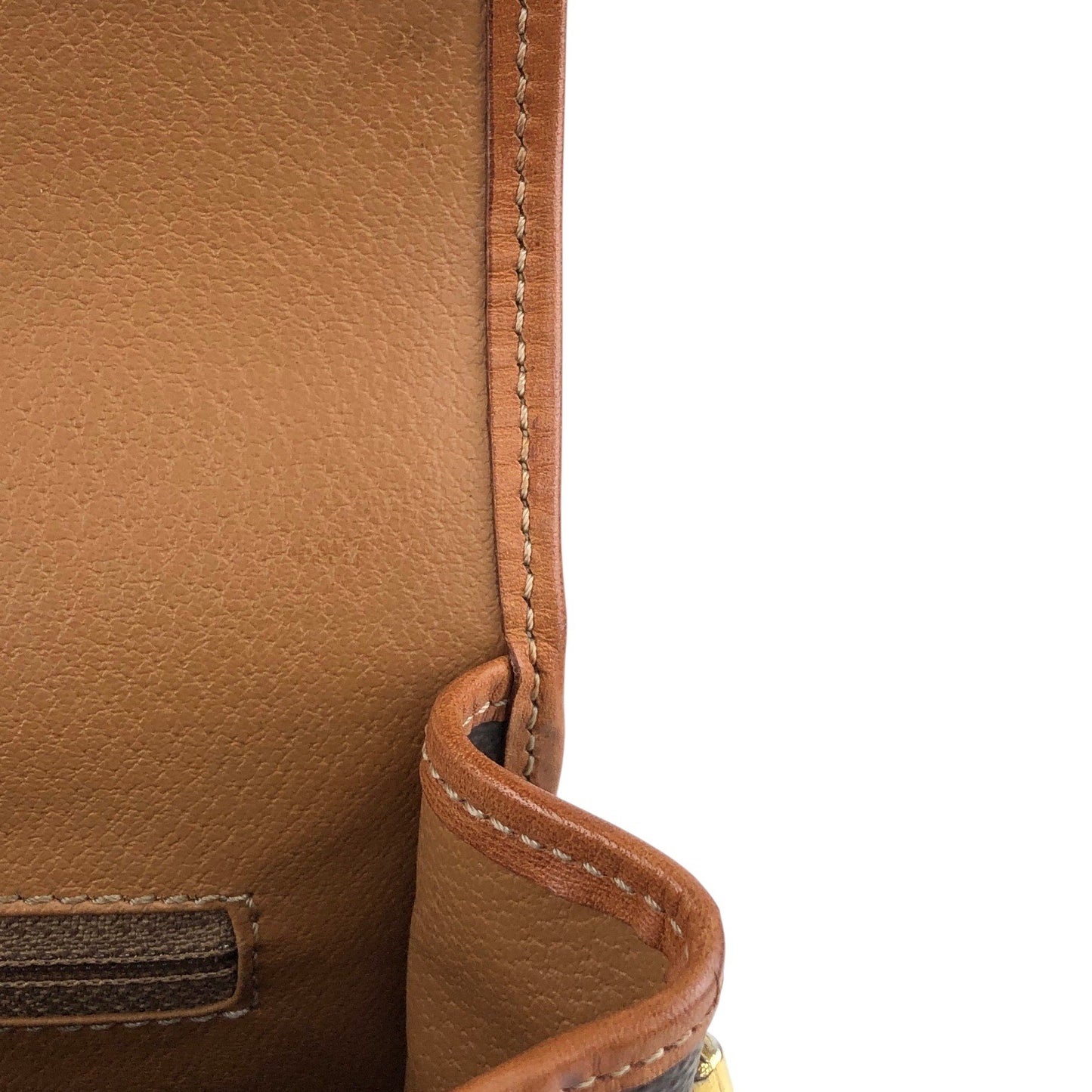 CELINE Macadam Blason Shoulder bag Brown Vintage 23vr8y