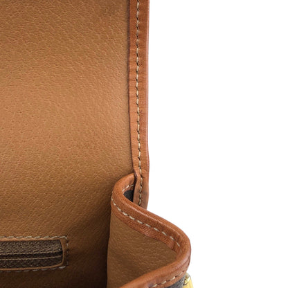CELINE Macadam Blason Shoulder bag Brown Vintage 23vr8y