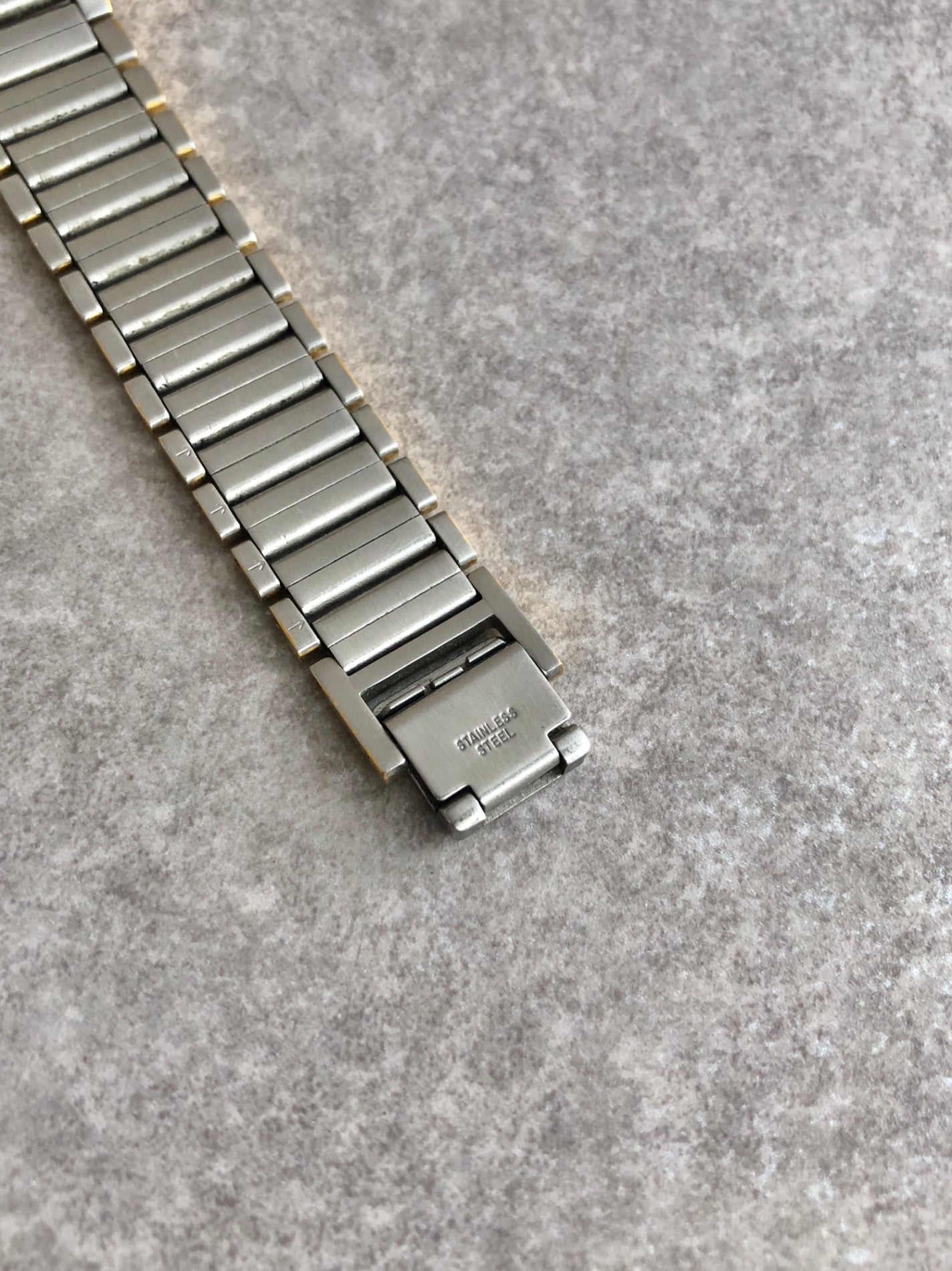 Yves Saint Laurent Quartz Watch Silver×Gold 5421-H08789Y Vintage xvmrug