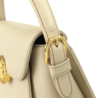 VALENTINO GARAVANI Two-way Handbag Shoulder bag Ivory Vintage t7g327