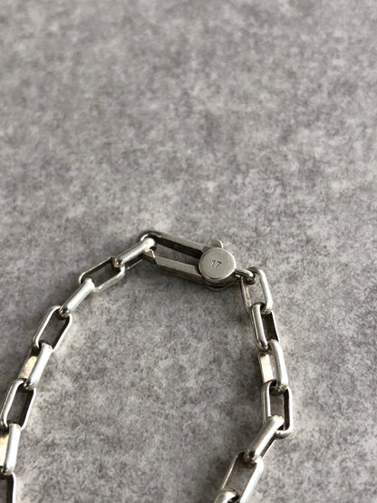 GUCCI Interlocking Bracelet Silver Vintage 3bmt2w