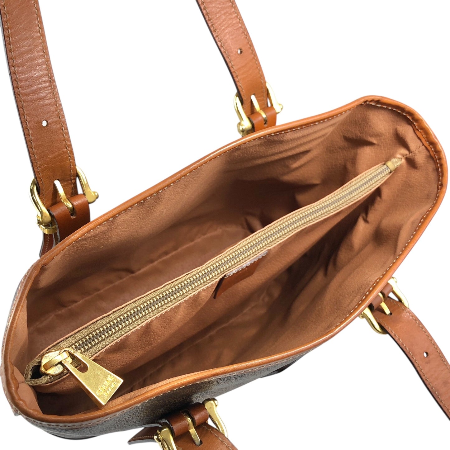 CELINE Macadam Blason Totebag Brown Vintage wfn3fv