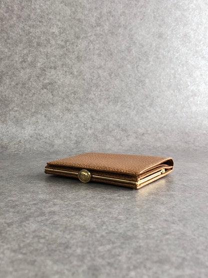 Christian Dior CD Logo Folded Wallet Brown Vintage 2yipm5
