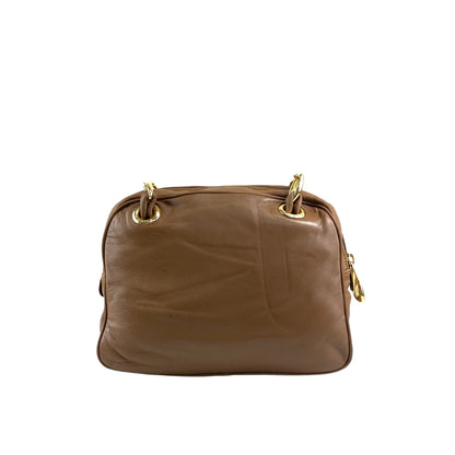 LOEWE Anagram Shoulder bag Brown Vintage 4a627g