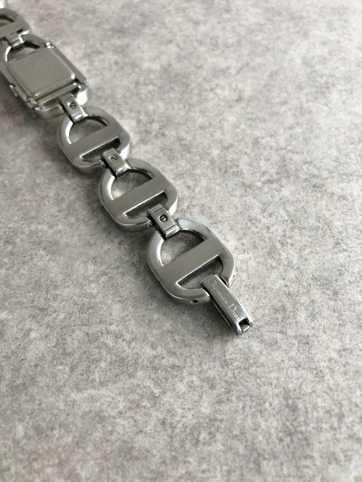 Christian Dior Quartz Watch Silver D78-109 Vintage esyj68