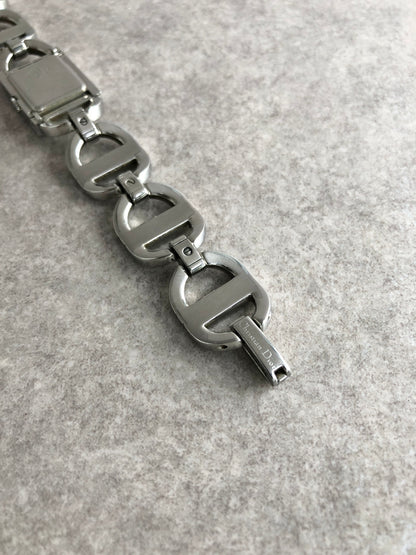 Christian Dior Quartz Watch Silver D78-109 Vintage esyj68