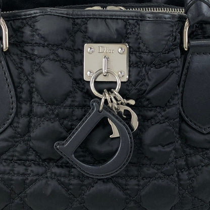 Christian Dior Charm Handbag Black Vintage ks7pis