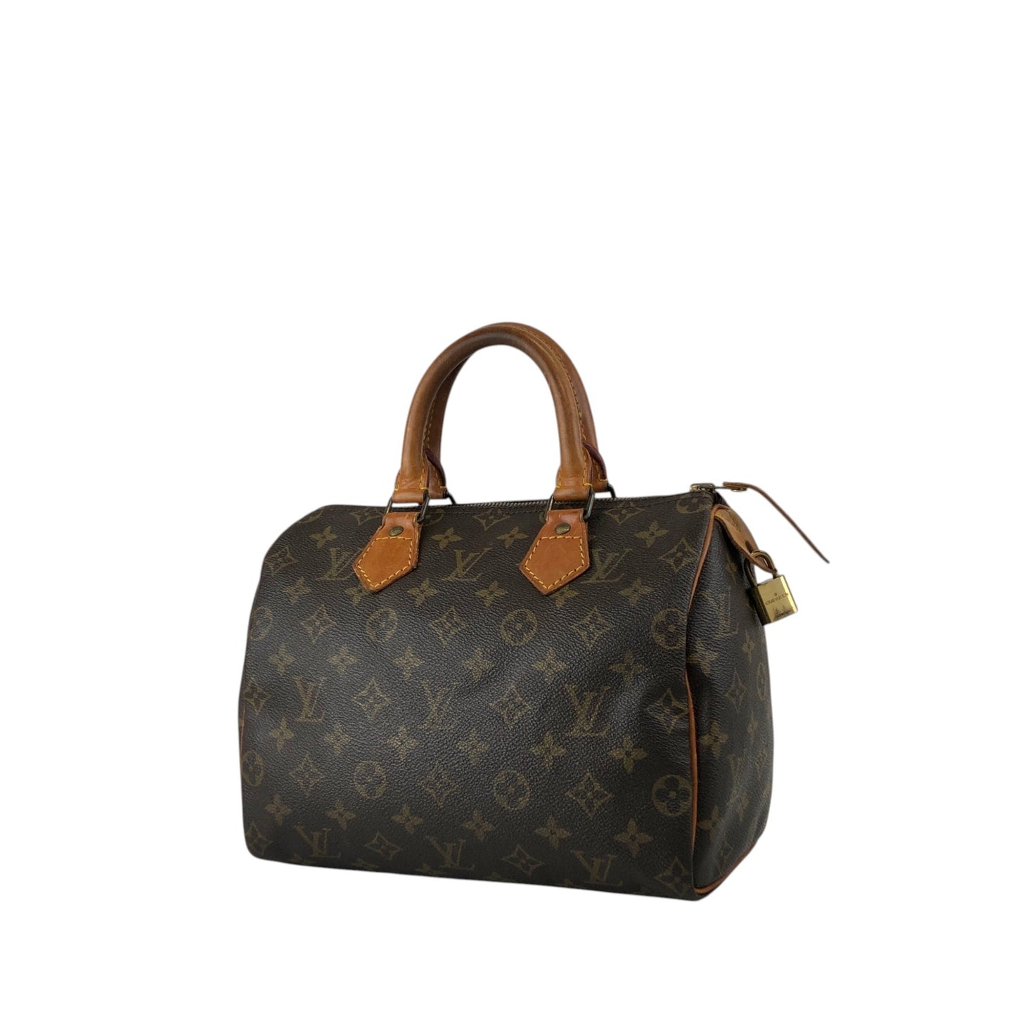 LOUIS VUITTON Monogram Small Boston bag Handbag Brown M41528 Vintage ddzcpj