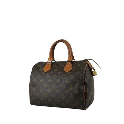 LOUIS VUITTON Monogram Small Boston bag Handbag Brown M41528 Vintage ddzcpj