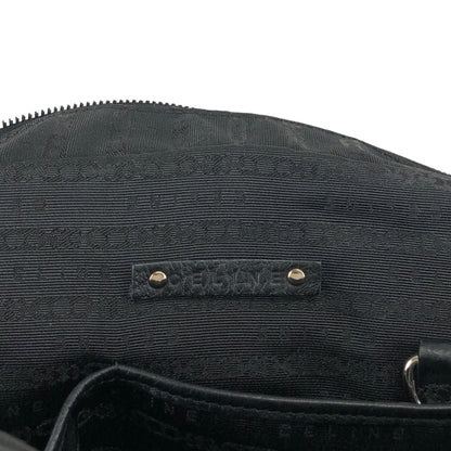 CELINE Blason Small Boston bag Handbag Black Vintage 2bg7ri