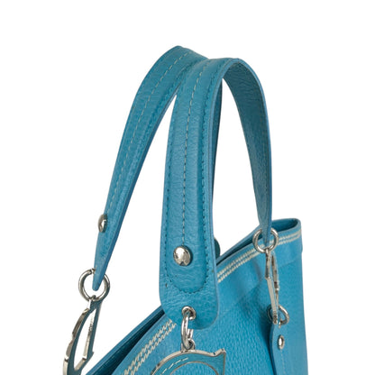 Christian Dior  Handbag Light Blue Vintage ys2yth