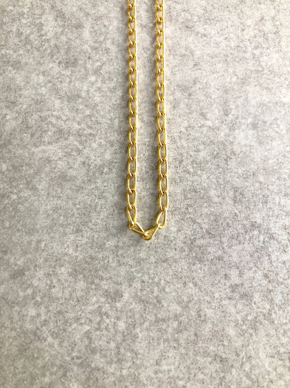 GUCCI GG Motif Necklace Gold Vintage fh2wgd