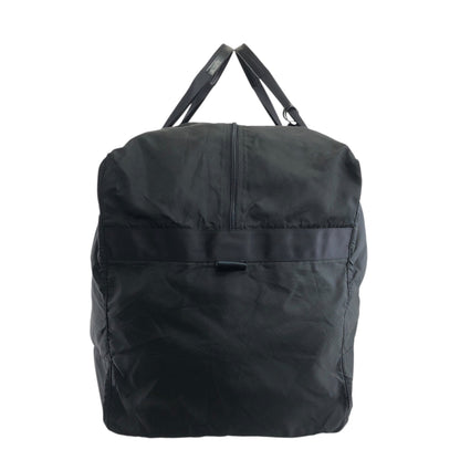 PRADA Tessuto Triangle Logo Boston bag Black Vintage ukxscf