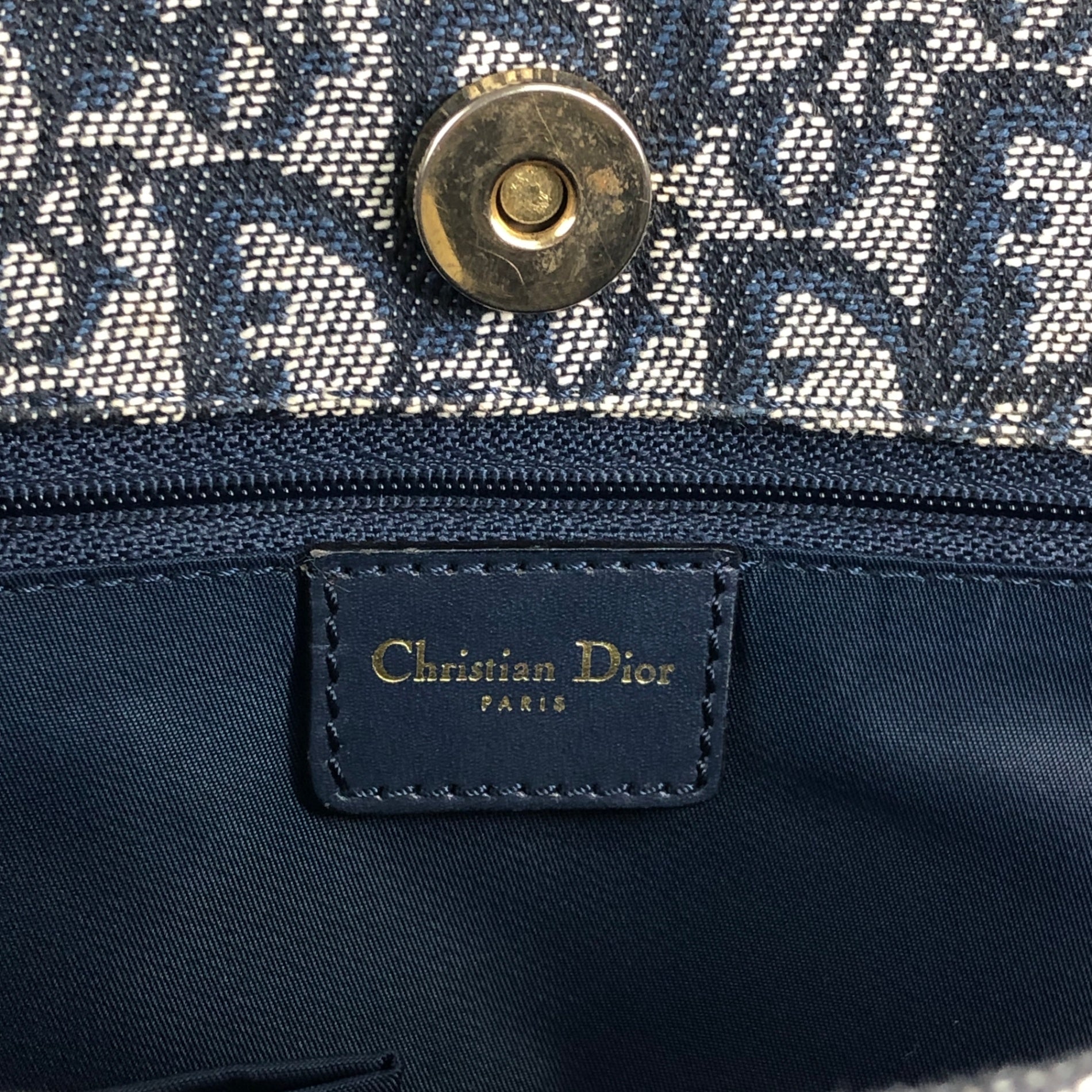 Christian Dior Trotter Totebag Navy Vintage ysuxts – VintageShop solo