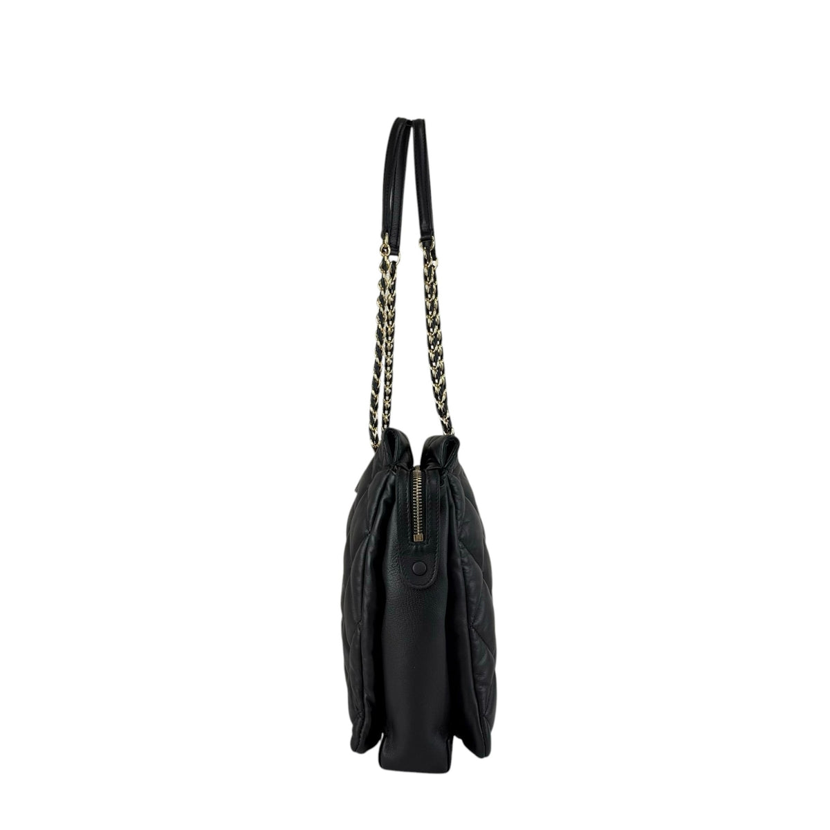 Salvatore Ferragamo Vala Ribbon Chain Shoulder bag Black Vintage 8dgp7p