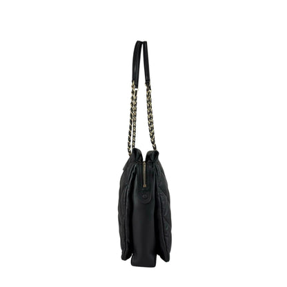 Salvatore Ferragamo Vala Ribbon Chain Shoulder bag Black Vintage 8dgp7p