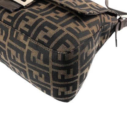 FENDI Zucca Mamma Baguette Shoulder bag Brown Vintage mrnknx