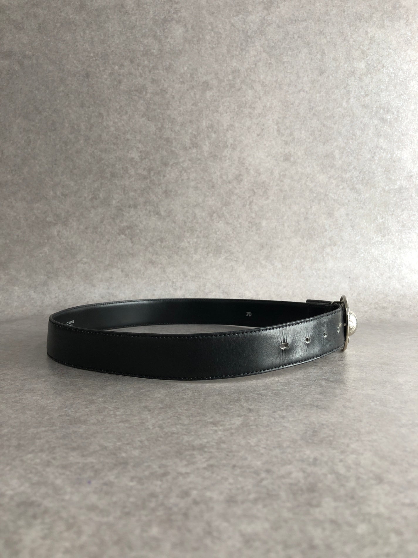 CELINE Starball Belt Black Vintage dbrkxv