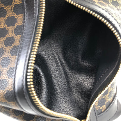 CELINE Macadam Blason Drawstring Shoulder bag Black Vintage ruunby
