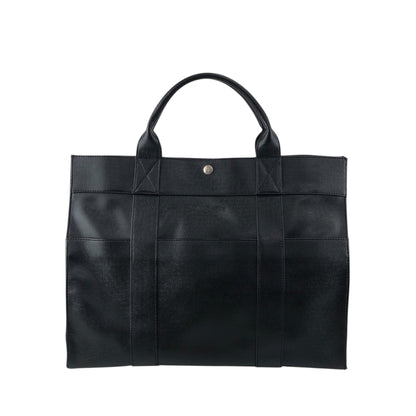 Yves Saint Laurent Logo Handbag Black Vintage 7pcndx