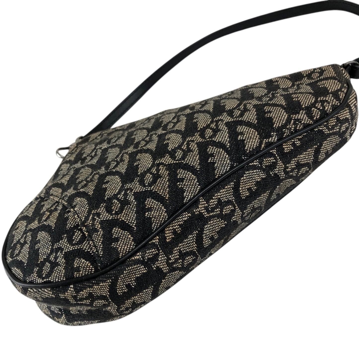 Christian Dior Trotter Shoulder bag Black Vintage gszuxb