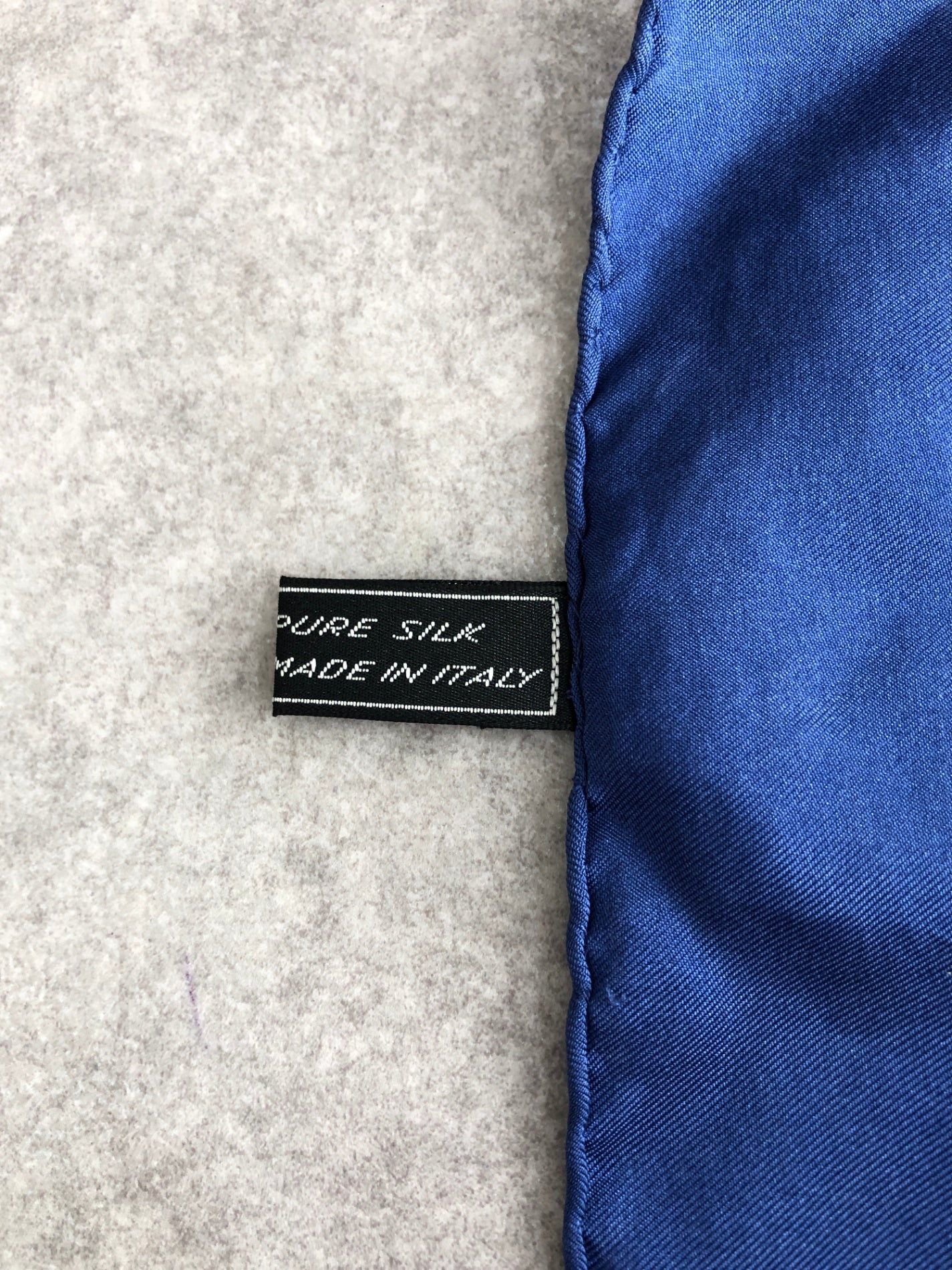 CELINE SILK Scarf Blue×Green Vintage ejmgse