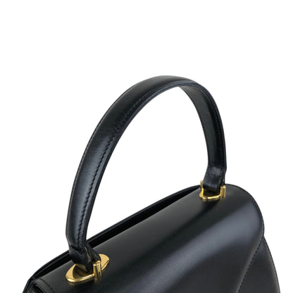 GIVENCHY Top Handle Handbag Black Vintage 8gf8y4