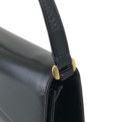 GUCCI GG Logo Shoulder bag Black Vintage ha84zp