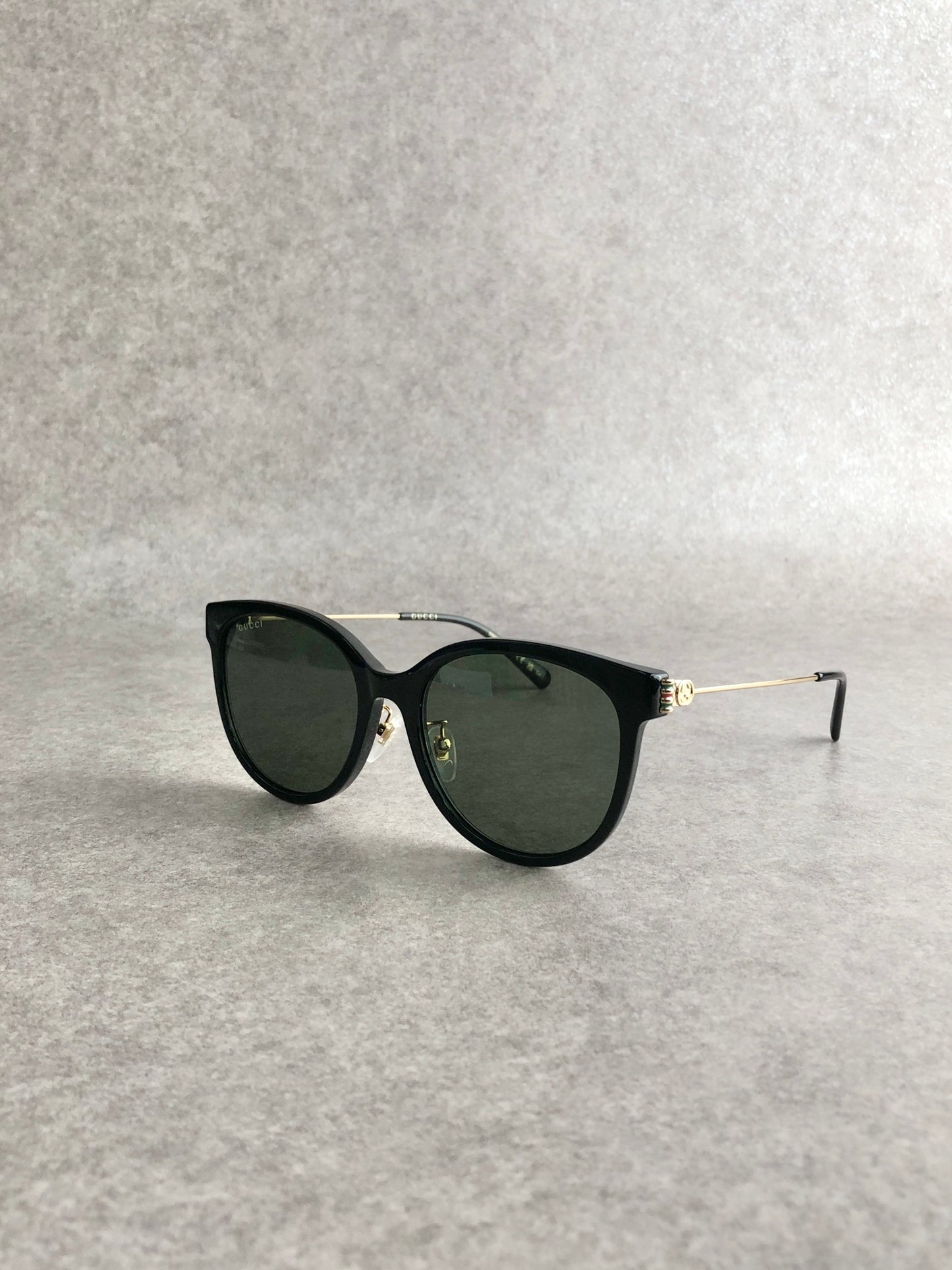 GUCCI Sherry Line Logo Sunglasses Black 1883SK Vintage d3gda7