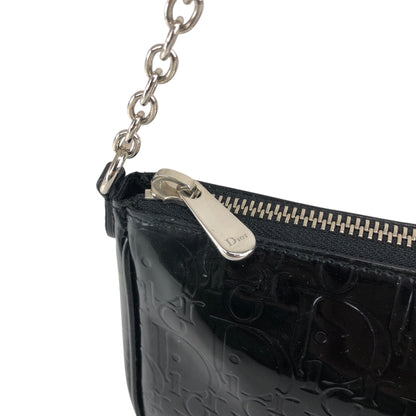 Christian Dior Trotter Small Chain Handbag Black Vintage 5zy6xf