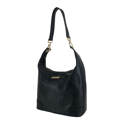 GUCCI Logo Shoulder bag Black Vintage mahiw3