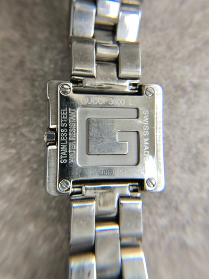 GUCCI Watch Silver 3600L Vintage ksnsc7