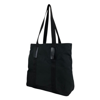 PRADA Tessuto Triangle Logo Totebag Black Vintage fdttdc