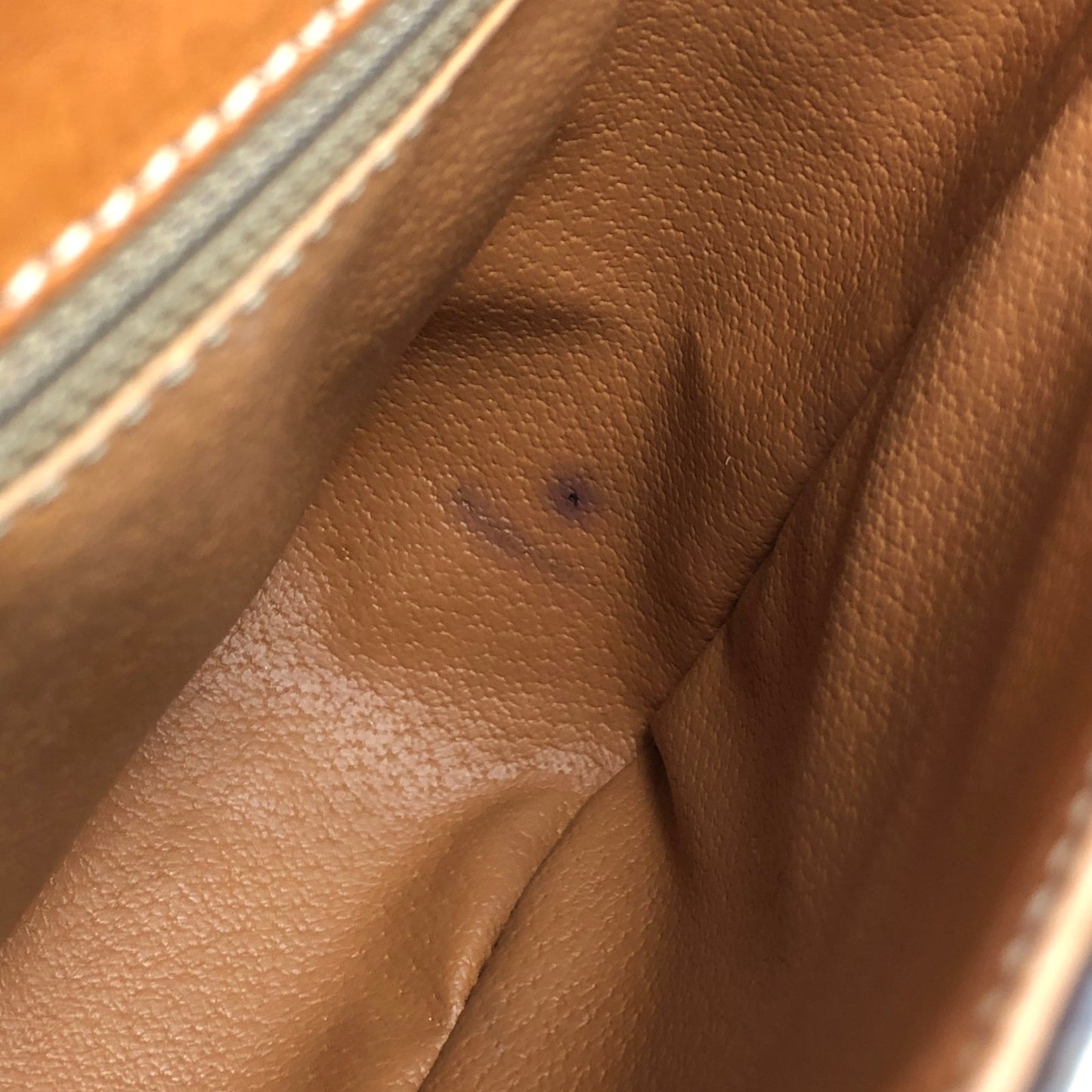 CELINE Macadam Horseshoe Shoulder bag Brown Vintage uuau5i