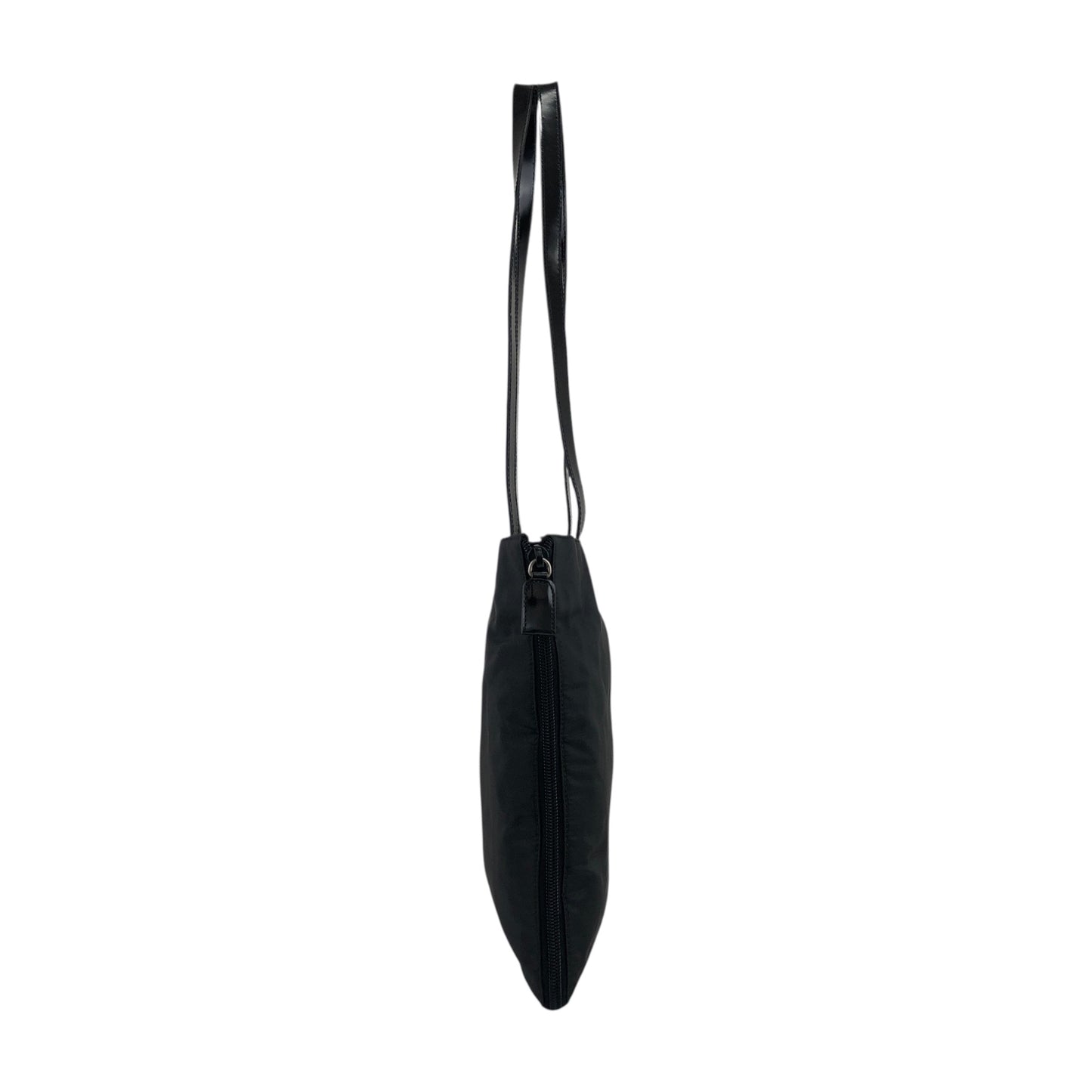 PRADA Triangle Logo Totebag Black Vintage jjxkrt