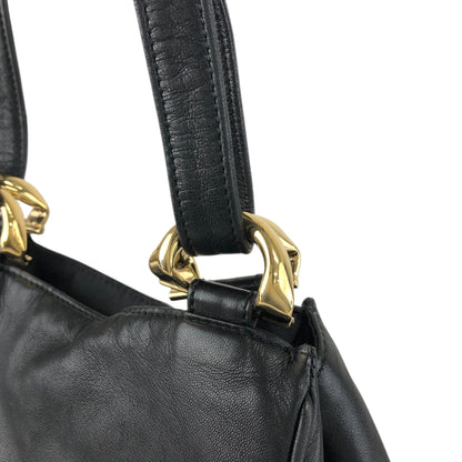 LOEWE Anagram Shoulder bag Black Vintage g6acrx