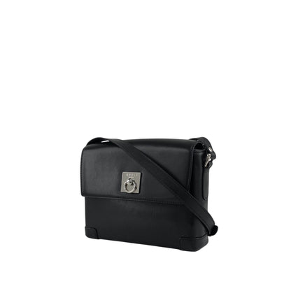 CELINE Gancini Shoulder bag Black Vintage zrwxe4