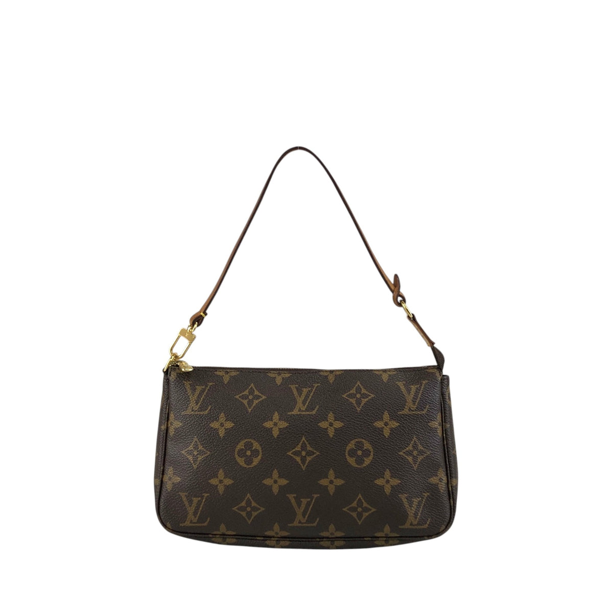 LOUIS VUITTON Monogram Small Handbag Brown M51980 Vintage 3w2pzj