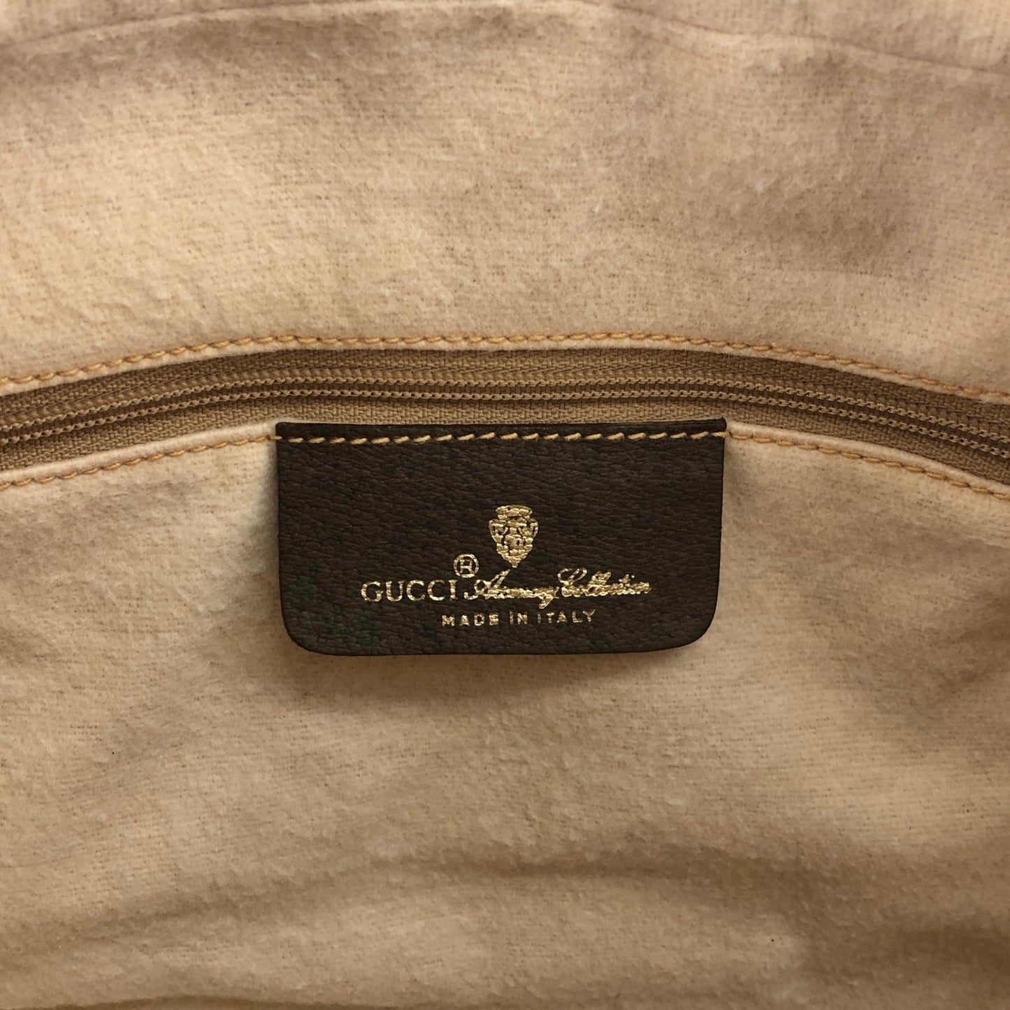 GUCCI GG Pattern Sherry Line Shoulder bag Brown Vintage ggwuxk