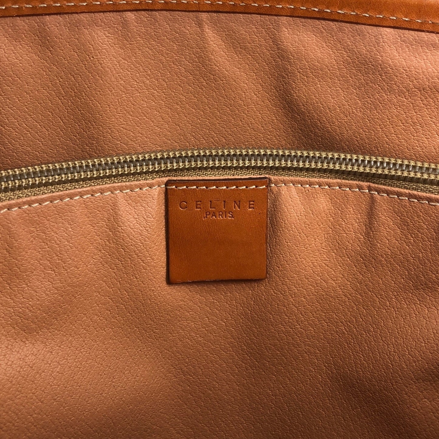 CELINE Macadam Blason Totebag Brown Vintage wfn3fv