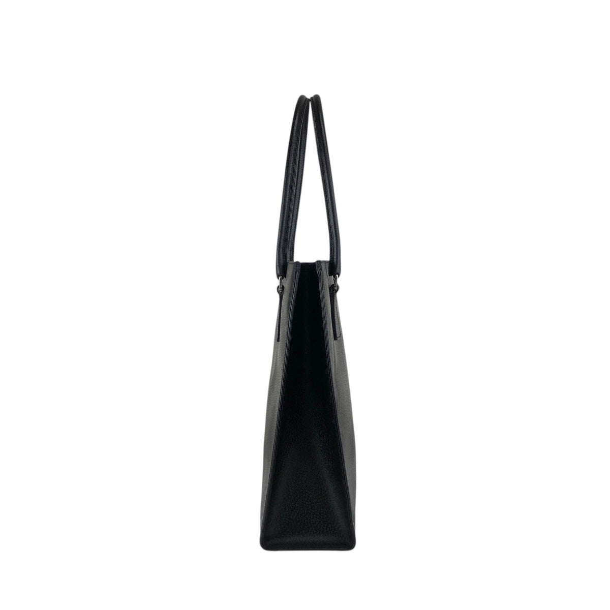 PRADA Triangle Logo Totebag Black Vintage gmc6dm