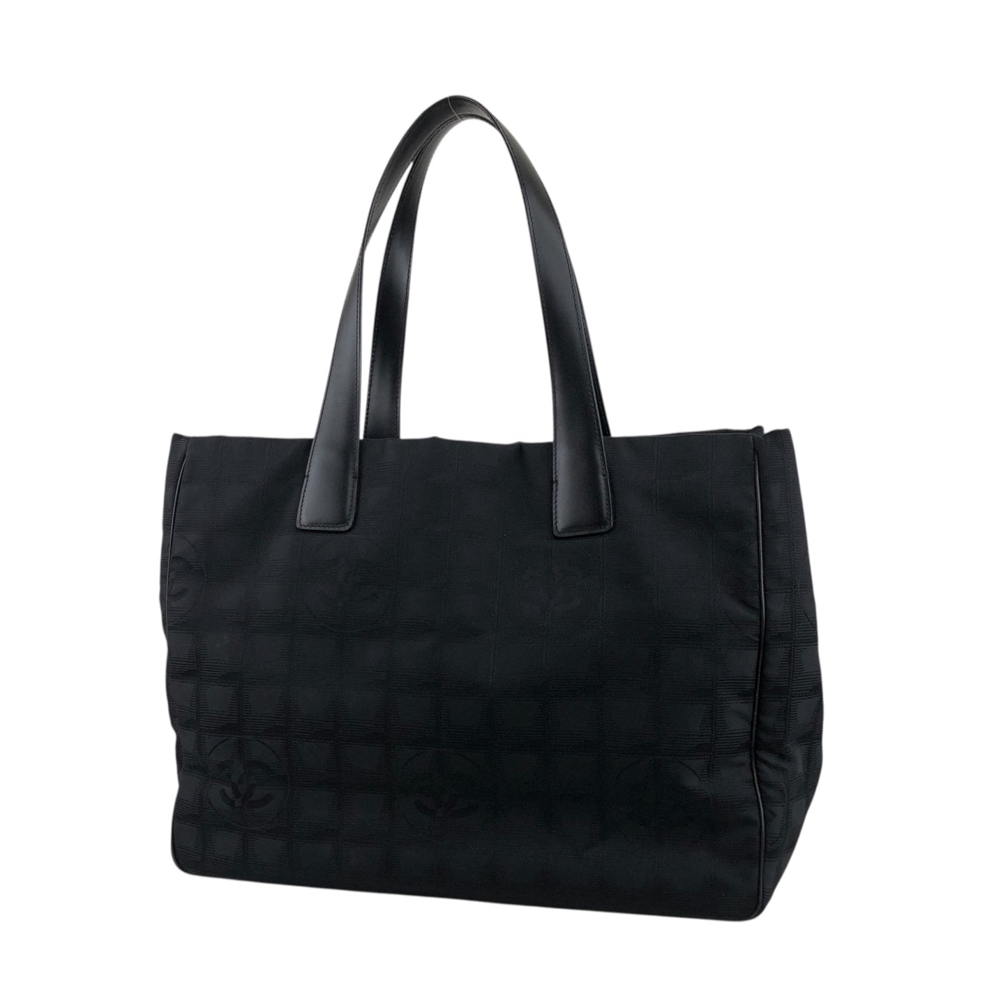 CHANEL New Travel Line Totebag Black Vintage deknxn