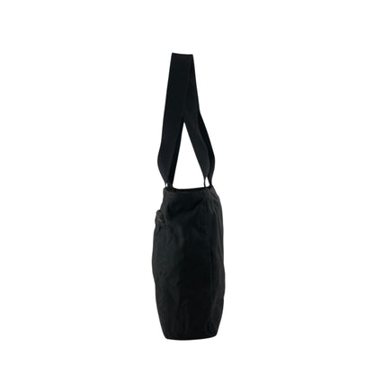 PRADA Tessuto Triangle Logo Totebag Black Vintage ztj777