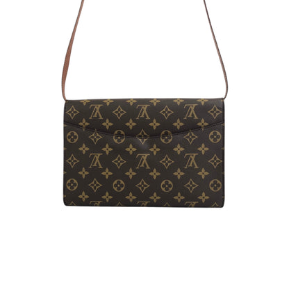 LOUIS VUITTON Monogram Shoulder bag Brown M51797 Vintage djkecm