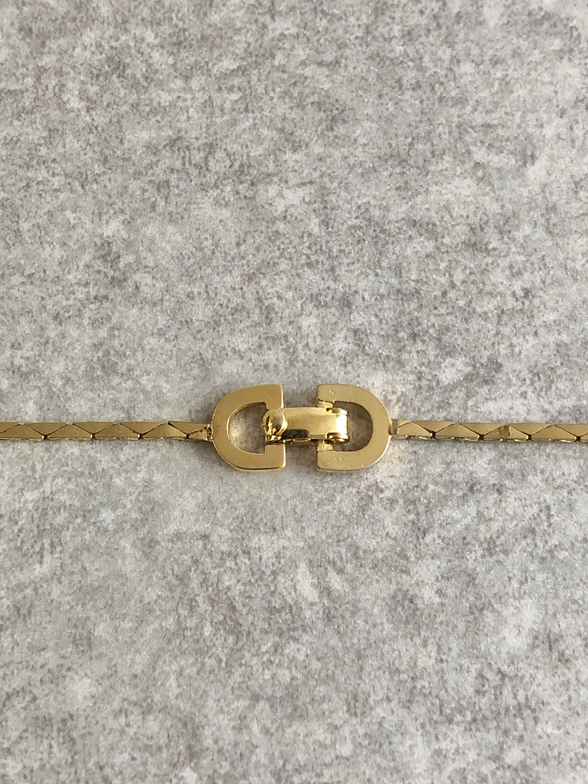 Christian Dior Necklace Gold Vintage  rzvwf6