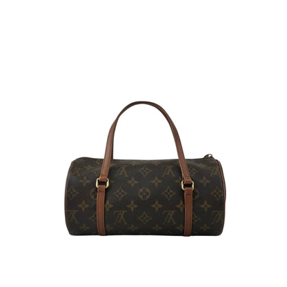LOUIS VUITTON Monogram Handbag Brown Vintage dekpw7