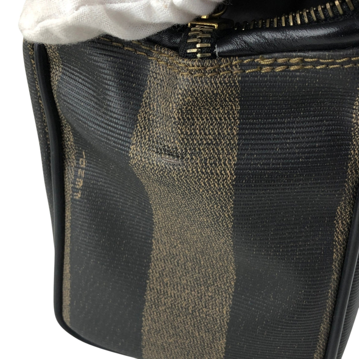 FENDI Pecan Two-way Small Boston bag Shoulder bag Black Vintage jy5pns