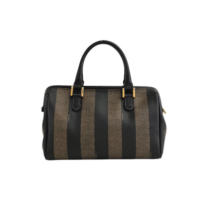 FENDI Pecan Two-way Handbag Shoulder bag Black Vintage tyz7ma