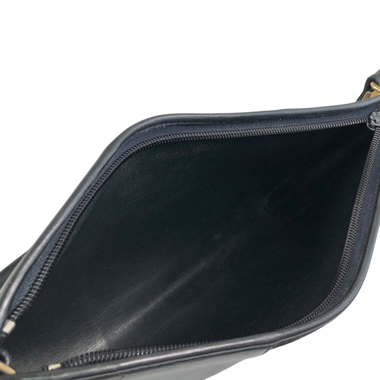 Christian Dior Logo Shoulder bag Black Vintage axpddi